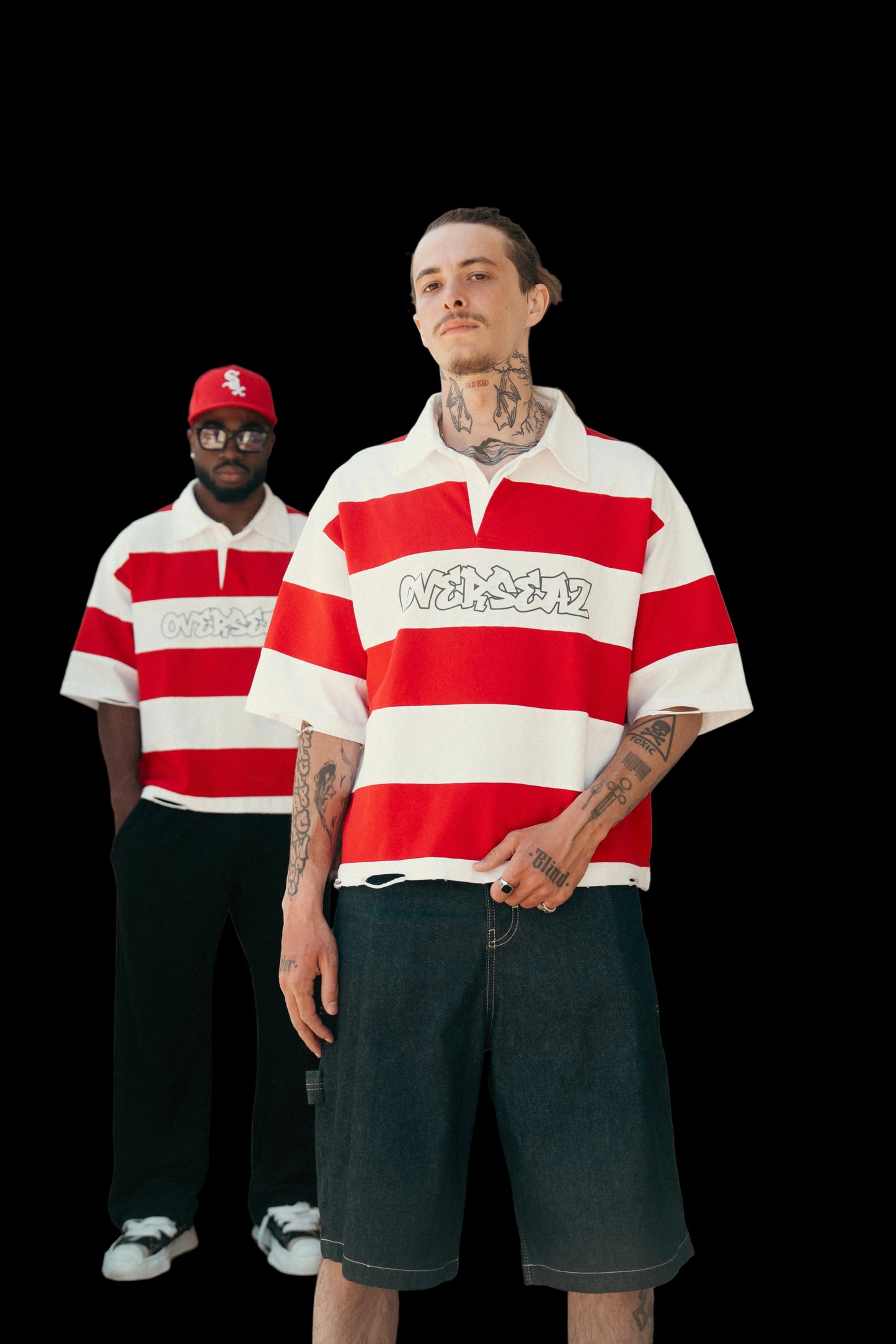 DISTRESSED BOXY POLO