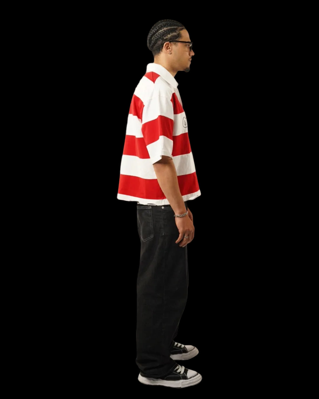 DISTRESSED BOXY POLO