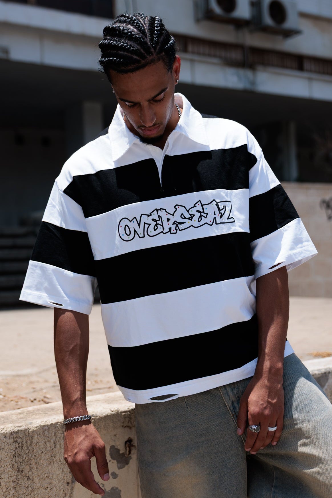OVERSEAZ BLACK POLO