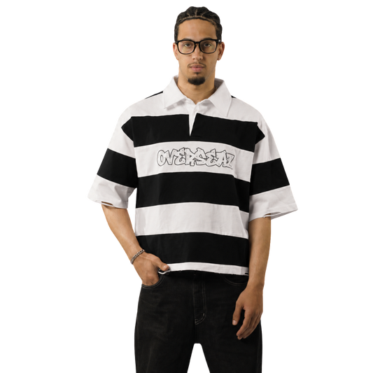 DISTRESSED BOXY POLO