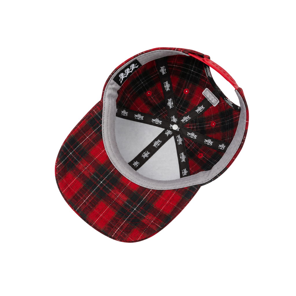OVERSEAZ PLAID SNAPBACK