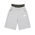 OVERSEAZ CAMO DOUBLE WAISTBAND SHORTS